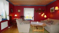 Hytte i Hemsedal til sesongleie - hyggelig stue i gammel stil