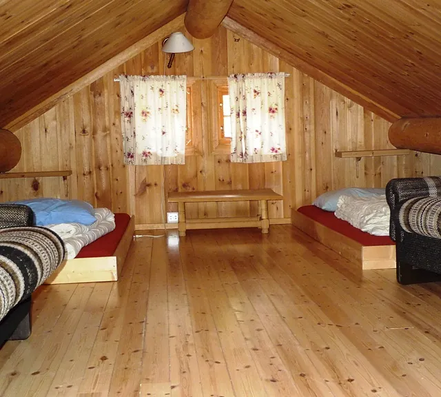 Nyestugu i Søre Skolt til leje, Hemsedal, hems med sovepladser