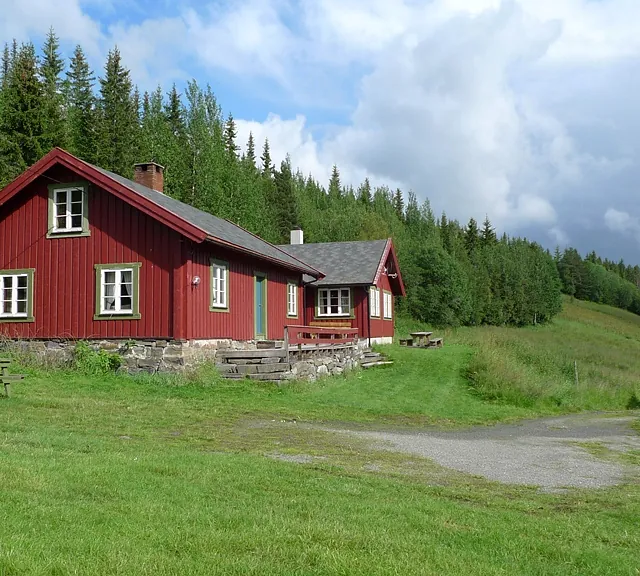 Sammenhængende hytter til leje i Hemsedal for to familier, 12 sengepladser